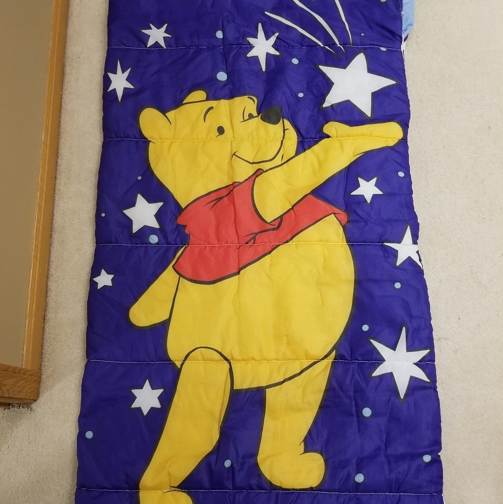(SOLD) Disney's Winnie The Pooh kids sleeping bag